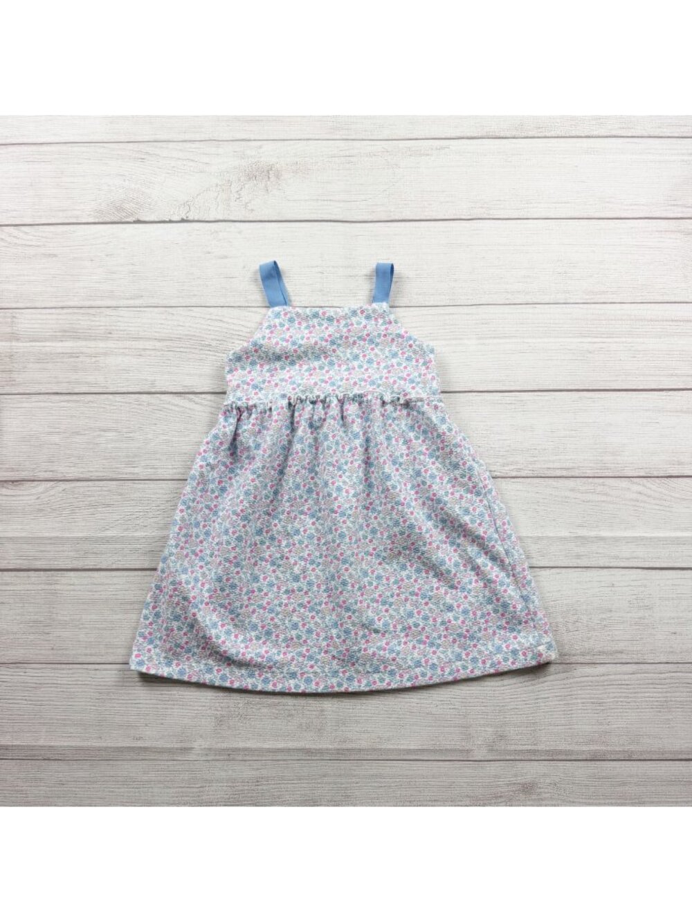 Zara Girls Floral Print Dress Sleeveless Straps 4-5 110